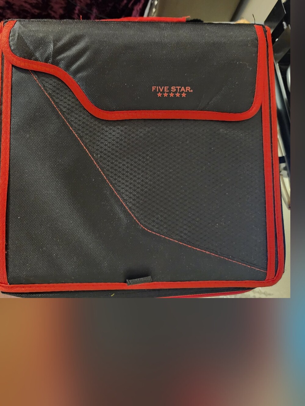 Five Star Black Trapper Keeper